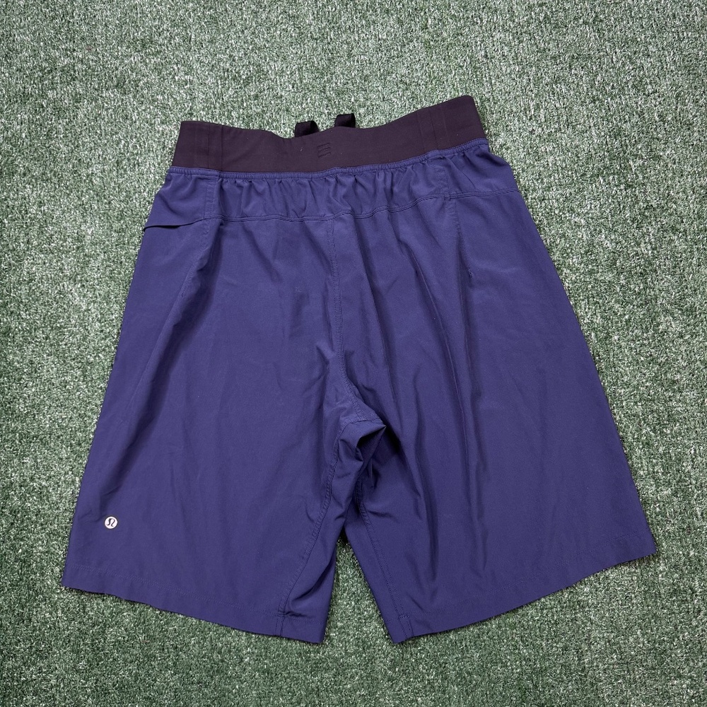 Lululemon Shorts Men's Size M Blue Drawstring Lightweight Pocket Performance - Picture 6 of 7
